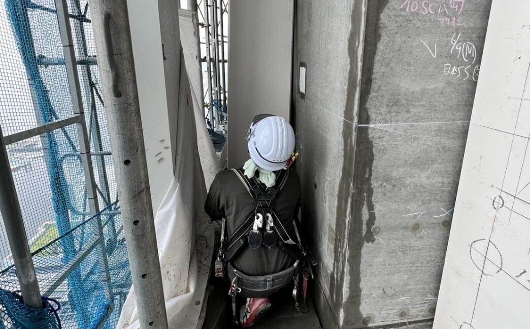 ALCパネル設置工事